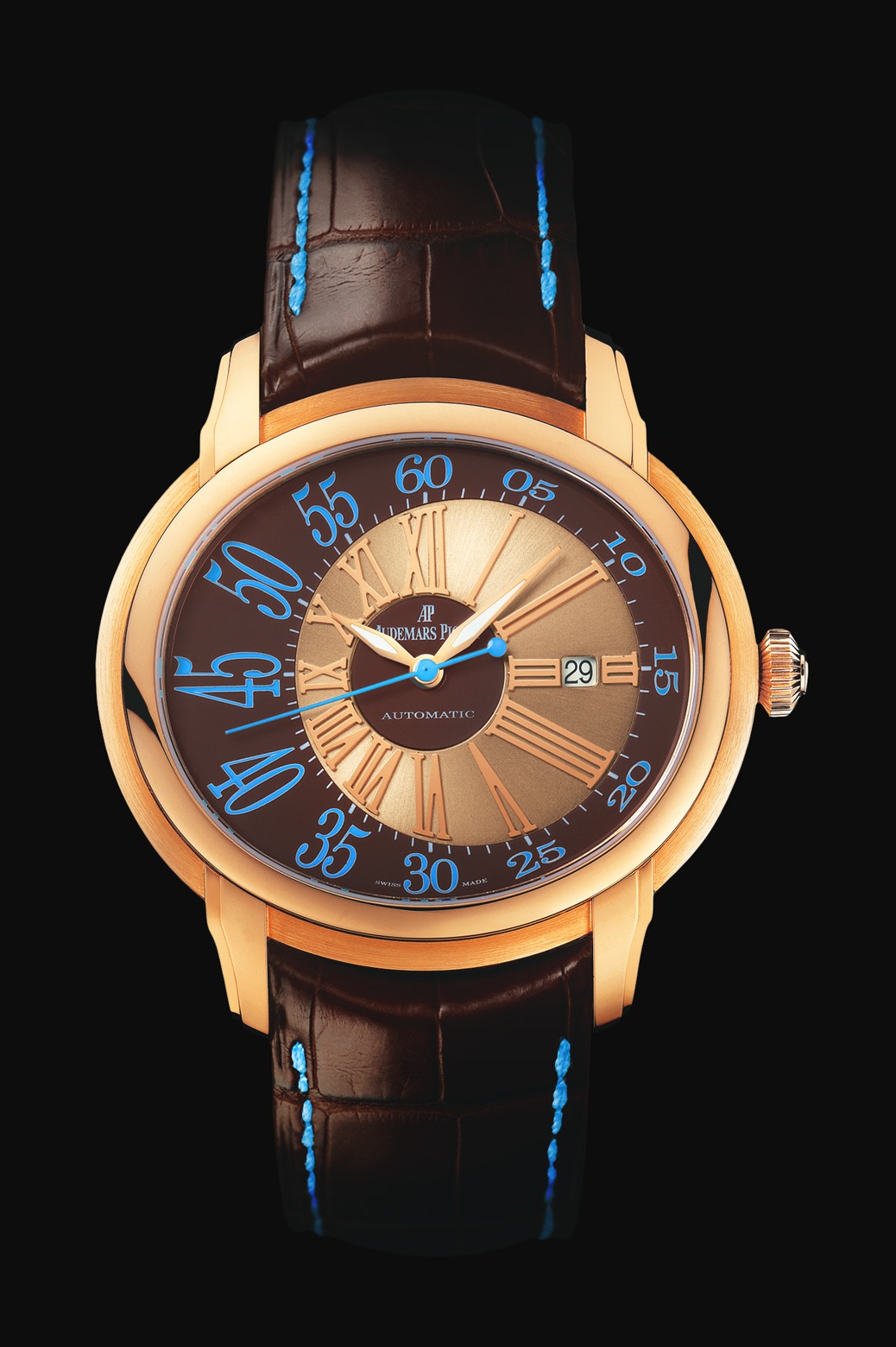 Audemars Piguet Millenary Automatic Pink Gold watch REF: 15320OR.OO.D095CR.01